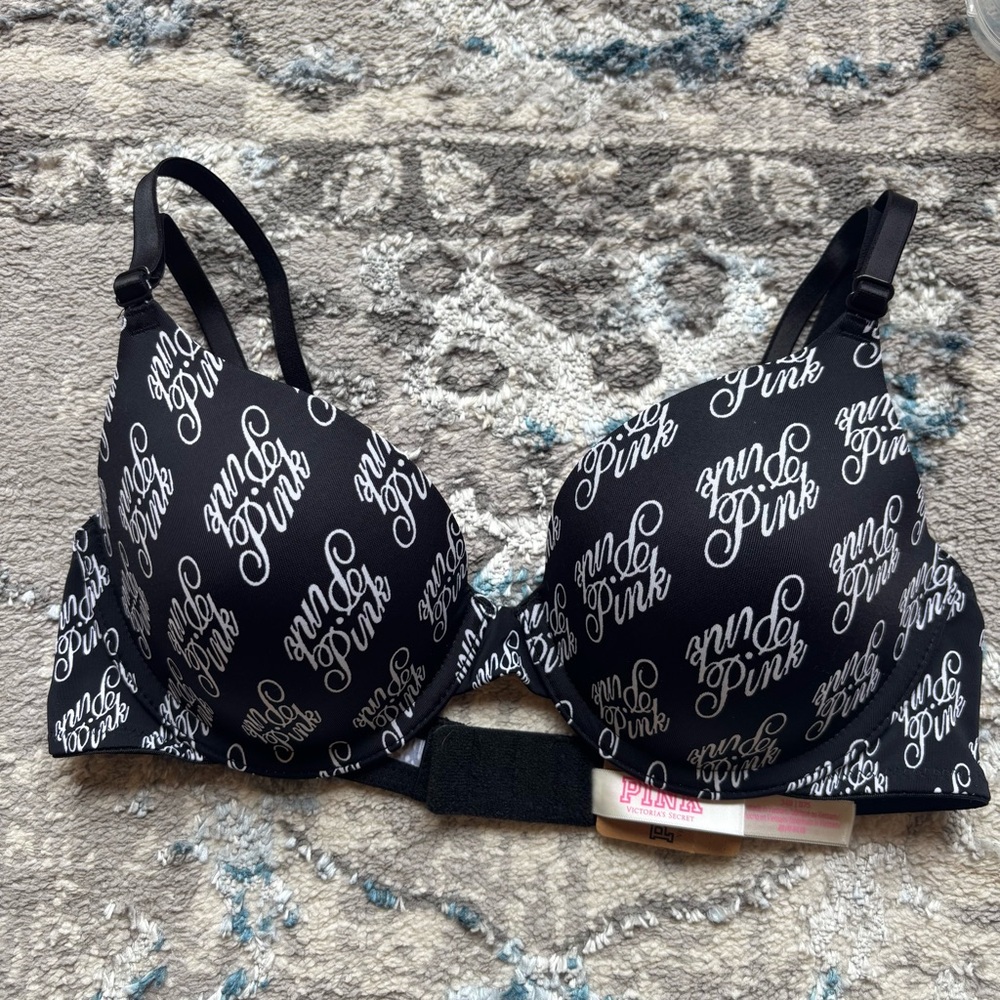 Victoria’s Secret PINK Wear Everywhere Lightly Lined T-Shirt Bra NWT - 34B
